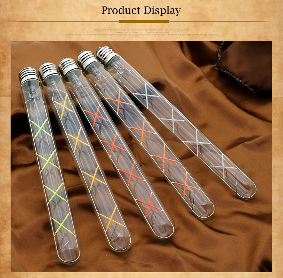 8W T300 LED Tubular Filament Bulb  (12)