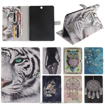 

Top quality Stand Flip Pu Leather Case For Samsung Galaxy Tab S2 9.7 T815 T810 Tablet Pc Cases Back Cover With Card Slots