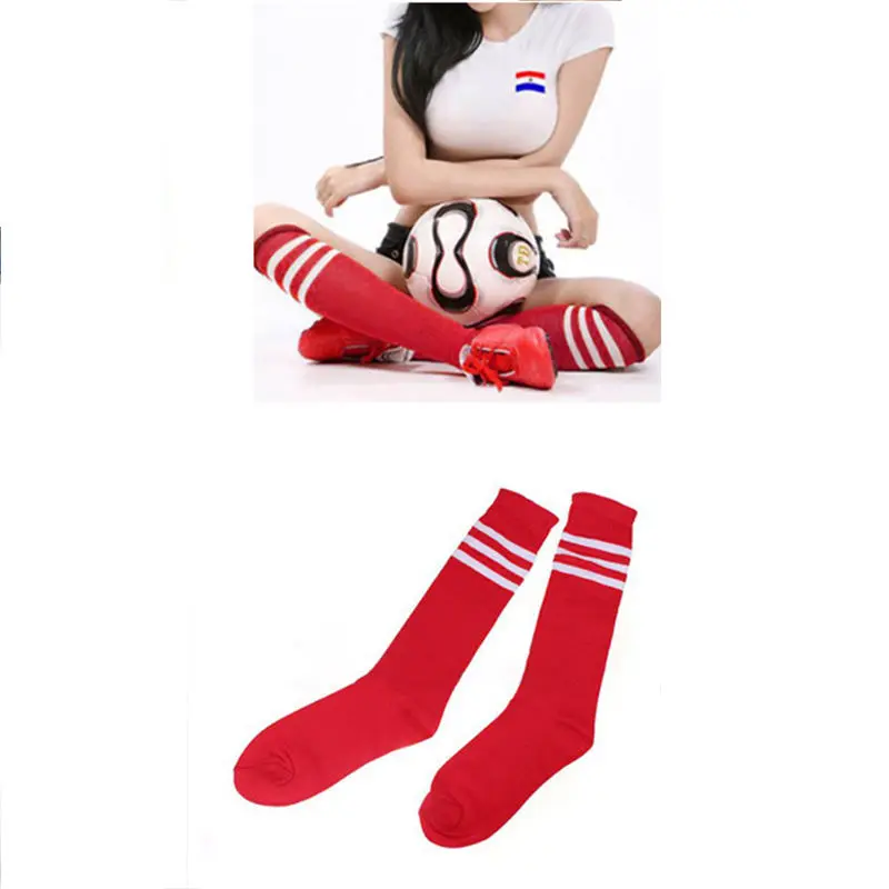 New High Socks Over Knee Socking For Girls Womens 2018 New Fashion Sexy Striped Cheerleader Striped Long Socks