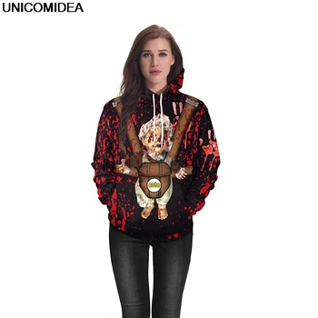 

Blood Baby Hoodies Sweatshirts Men Women Halloween 3D Print Tops Jacket Jumper Tracksuit Pullover Blood Handprint Streetwear