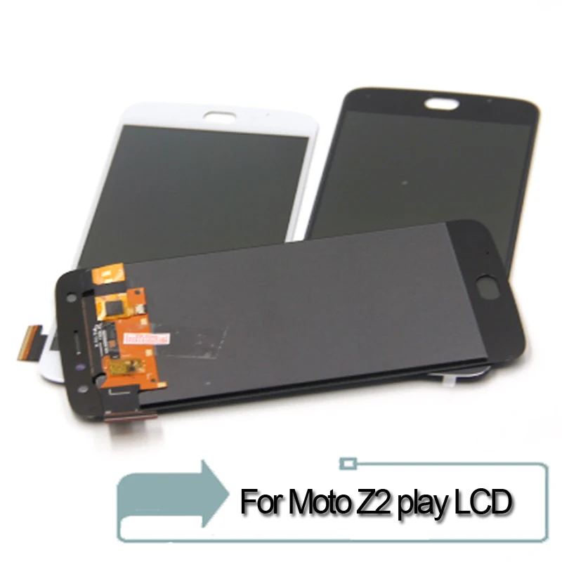 Для Motorola Moto Z2 Play XT1710-01 xt1710-07 xt1710-10 ЖК-дисплей + сенсорный экран стекло дигитайзер