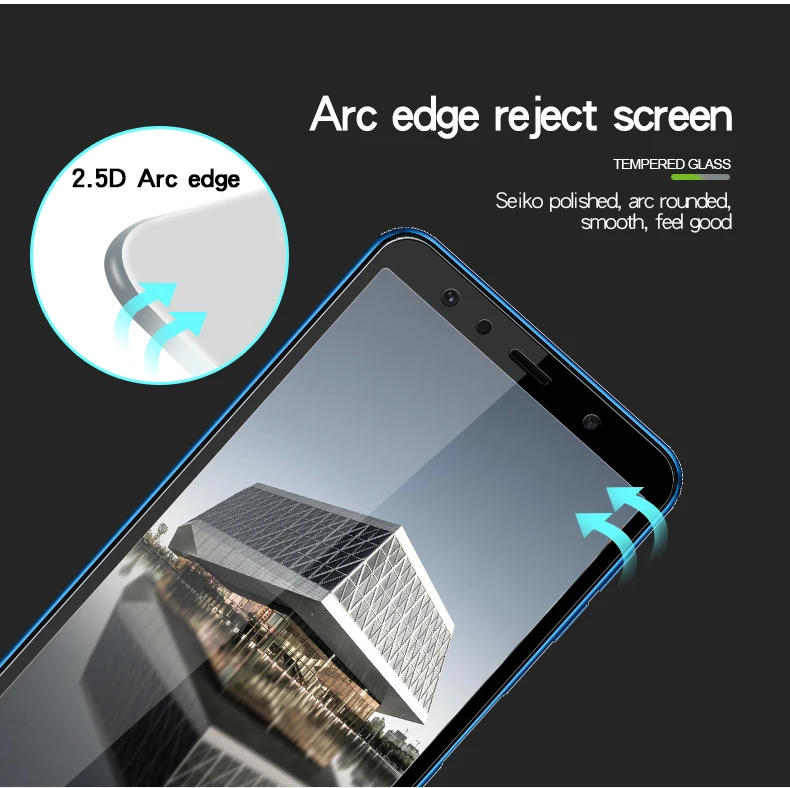 Для Samsung Galaxy A7 закаленное стекло MOFi для Samsung Galaxy A7 Защитная пленка для полного покрытия закаленное стекло