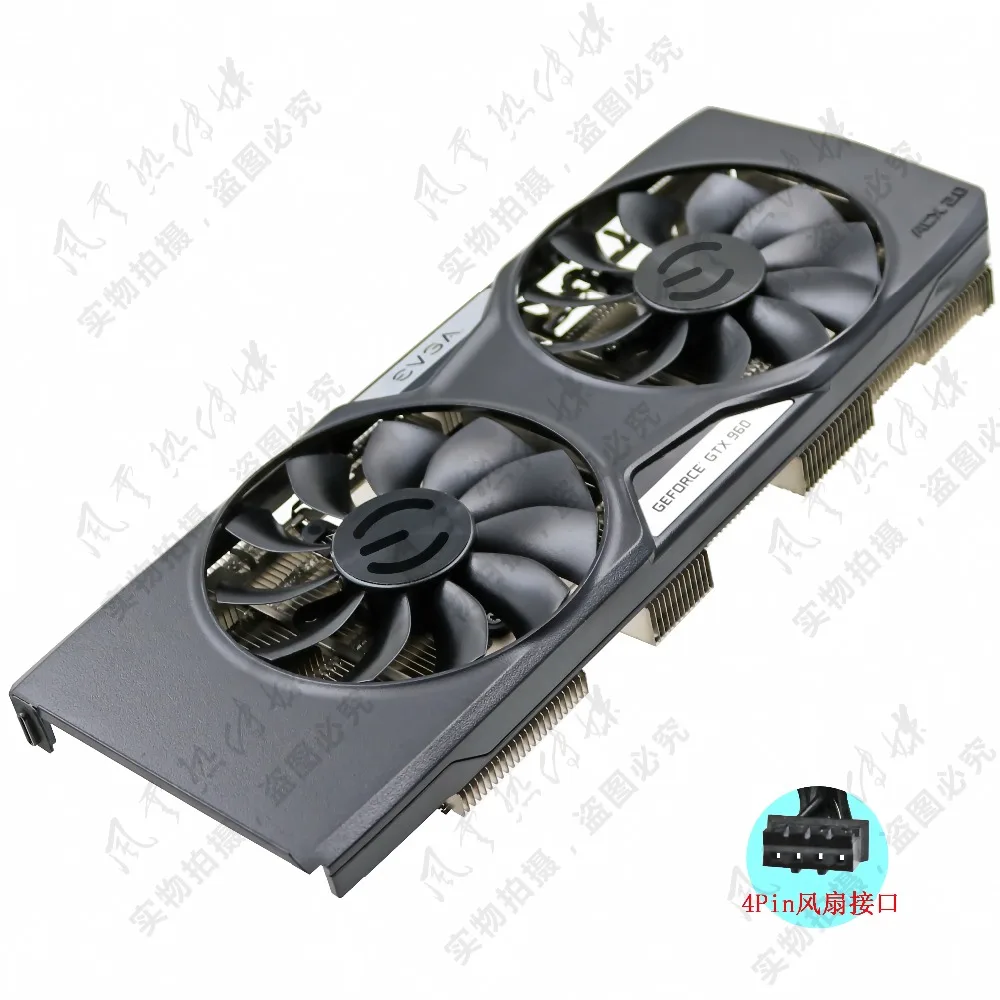 Новый оригинальный радиатор для видеокарты EVGA GTX960 SSC FTW acx2. 0 48x48