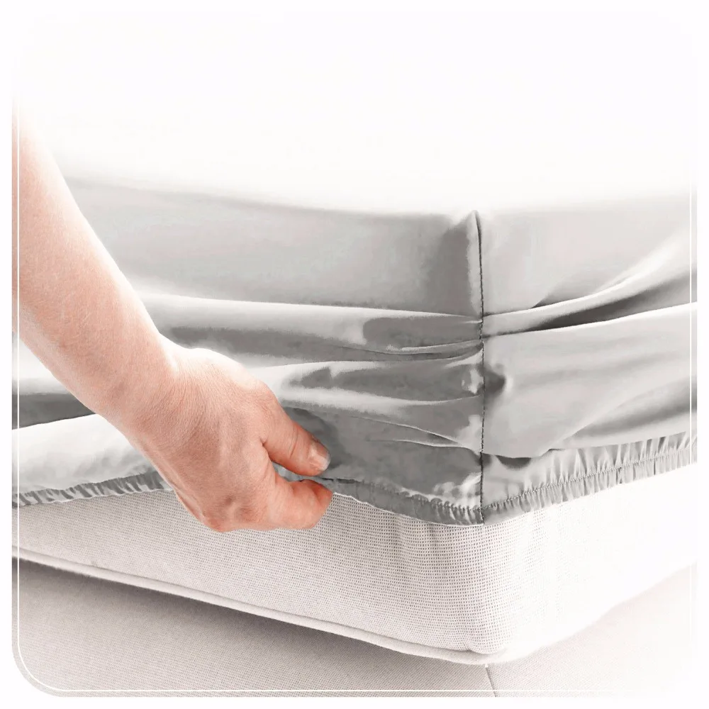 

Fitted Sheet Microfiber, Brushed Finish, Wrinkle, Fade, Stain Resistant, One Fitted Bed Sheet.