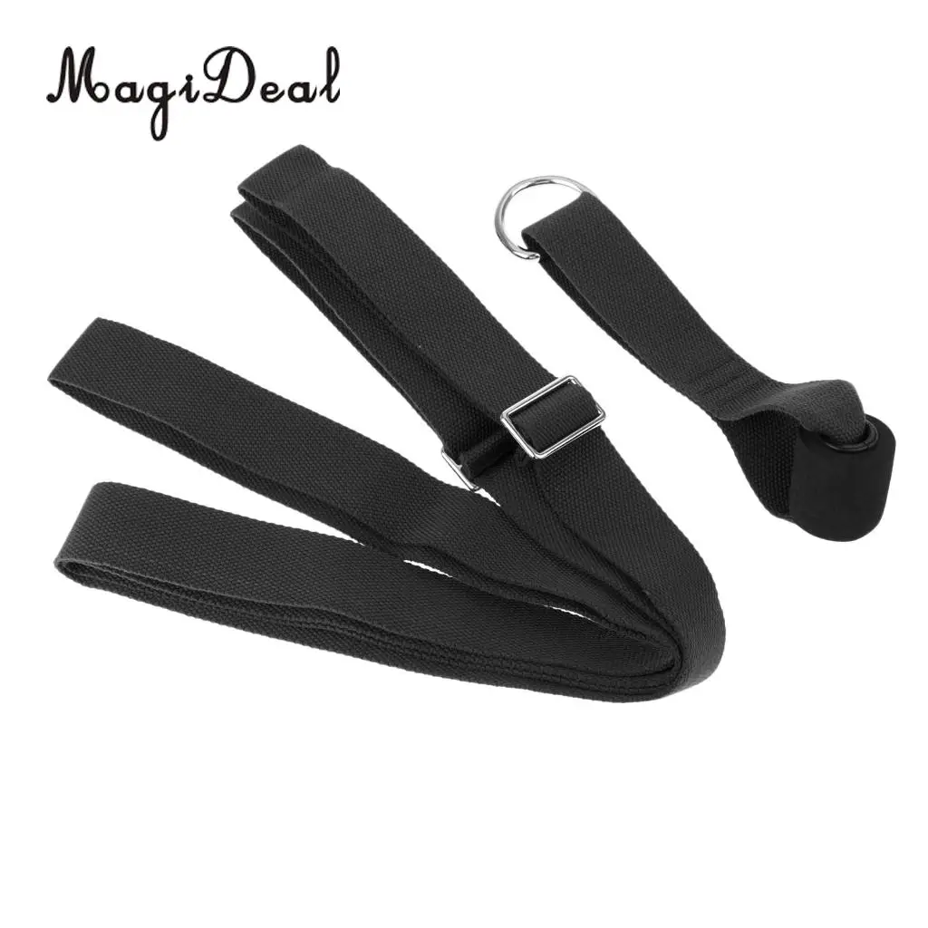 MagiDeal Adjust Yoga Ballet Dance Leg Stretcher Door Band Foot Fitness Belt Easy Install Door Flexibility Stretching Leg Strap