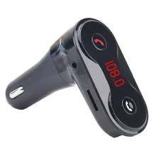 Беспроводной fm-передатчик модулятор Bluetooth автомобильный комплект G7 зарядное устройство обновление до C8 AUX Hands Free музыка мини MP3 плеер автомобильный стиль