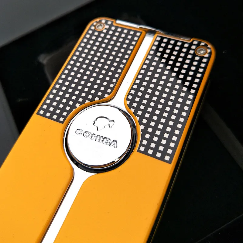 COHIBA зажигалка Металл 3 JET фонарь голубого пламени зажигалки надувная лодка с