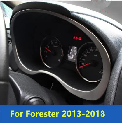Инструмент из нержавеющей стали приборной панели декоративная рама для Subaru Forester 2013 14 15 16 17 XV AA470 - Название цвета: For Forester