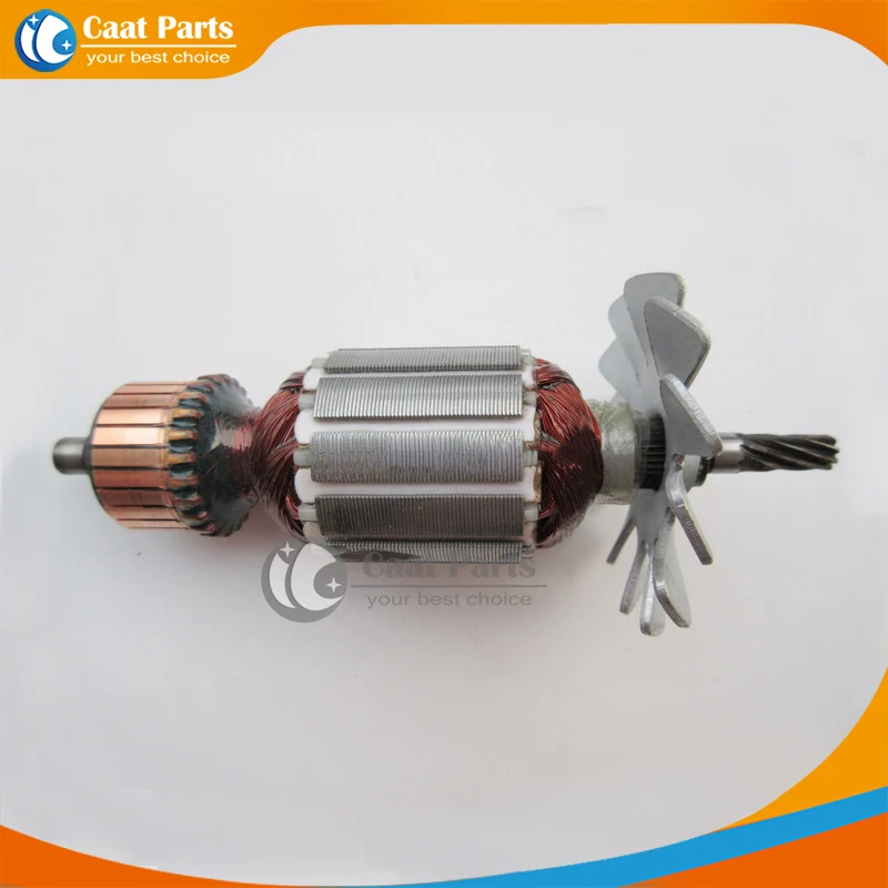 Free shipping!  AC 220V 8-Teeth Drive Shaft Electric Hammer Armature Rotor for Hitachi D6SH, High quality ! 5 pcs 10mm width electric planer part drive belt band apricot for hitachi f20a