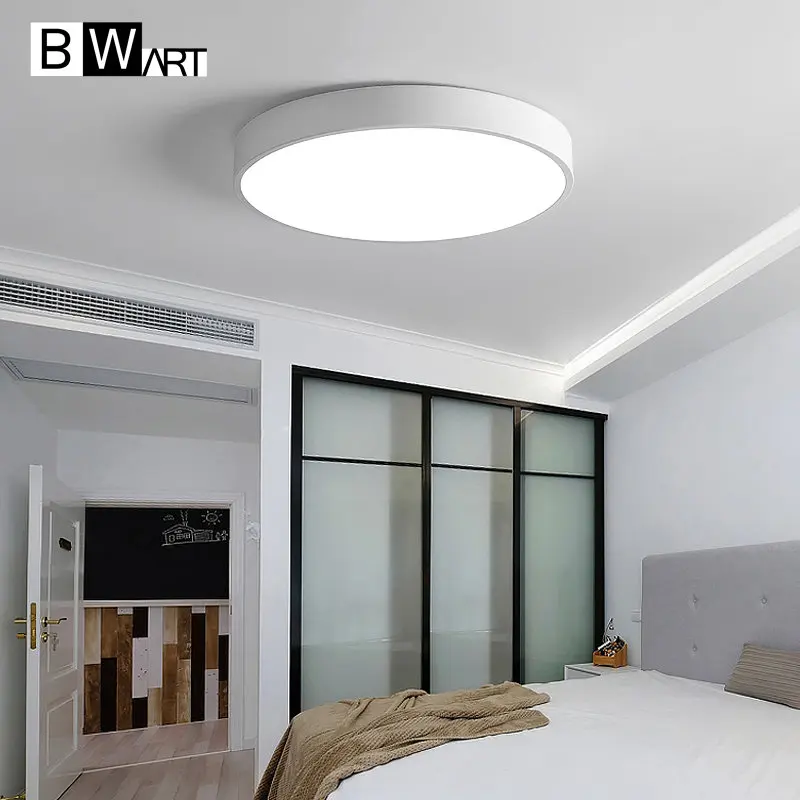 Us 27 0 25 Off Bwart Modern Inexpensive And High Quality Ceiling Lights For The Office Guest Study Bed Room Ultra Thin 5cm Hot Sell Ceilin Lamp In