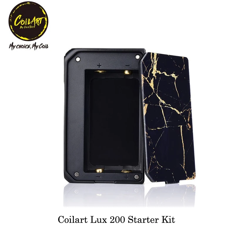 Оригинальная Смола Coilart Lux 200 LUX Вт TC коробка мод электронная сигарета 25 мм с сеткой