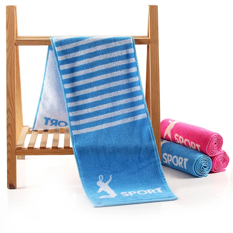 

1PC Cotton Fabric Sports Towel 26*110cm Thick Quick-drying Fitness Wipes Tennis Prince Sports Towel