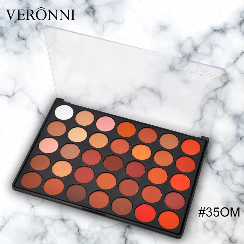 

VERONNI 35 Color Eyeshadow Palette Jacly Shimmer Make up Nature Glow Matte Eyeshadow Pallete Maquillaje Profesional Hill Shades