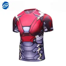 Спортивные Для мужчин Быстросохнущий материал бег футболки Mallas Hombre Training сжатия дышащий Спорт, фитнес, тренажерный зал рубашки