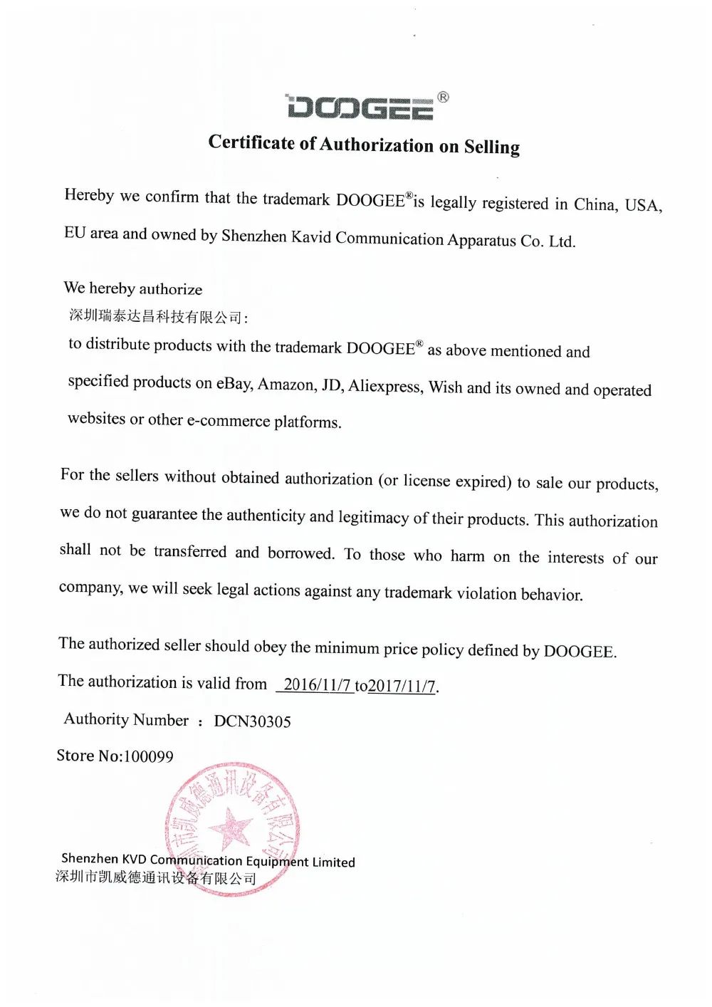 doogee wiseCorp