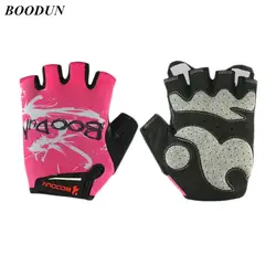 BOODUN модные износостойкие силиконовые гелевые короткие перчатки для верховой езды на велосипеде гоночные рукавицы мотоциклетные