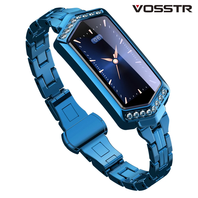 

VOSSTR Female Smart Watch Heart Rate monitor Blood Pressure watch Fitness Bracelet Waterproof For IOS Android PK P68 S3 H2 B80