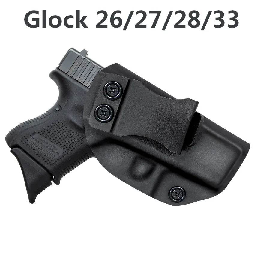 IWB Kydex кобура для Glock 17 19 22 23 25 26 27 28 Размеры 31, 32, 33, 43 43X внутри пояса скрытого ношения CCW aiwb добавления