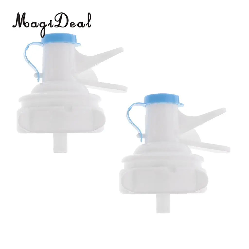 2Pcs Water Top Spigot Replacement Bottle Valve Faucet Water Dispenser White Drink Tap for 3/5 Gallon Bottled Water Tap Dispenser