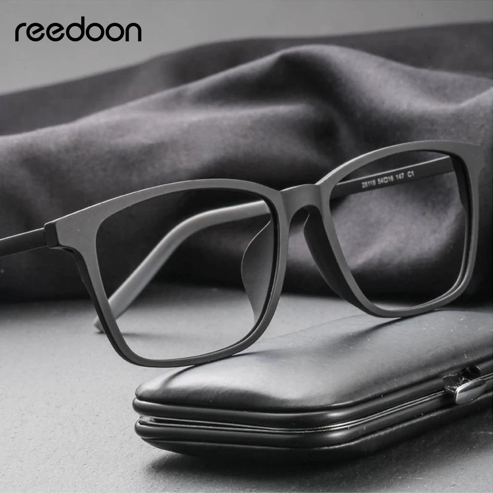 Reedoon оптический глаз очки рамки Сверхлегкий квадратный рецепт пластик Titanium TR90