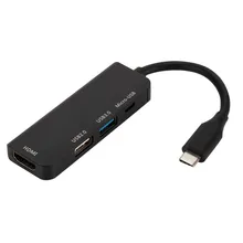 Новое поступление, хит, высококачественный концентратор type-C для Micro USB 3,0/2,0, адаптер, 4 порта, разветвитель HDMI, поддержка для samsung 19x2,7x1 см