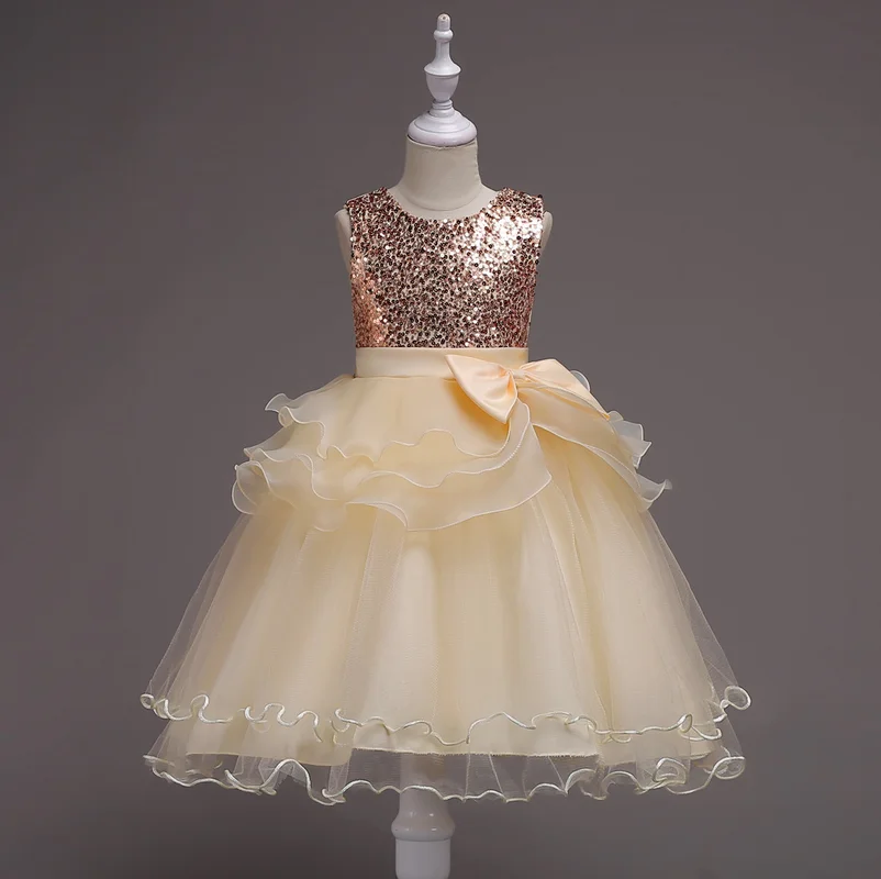 

Summer Kids Formal Dress For Girls Clothes Flower Pageant Birthday Party Princess Dress Girl Clothes 14 Years CA694