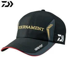 Daiwa gorra шапка для рыбалки Солнцезащитная ветрозащитная веревка рыболовные шапки для мужчин быстросохнущая удобная ткань Регулируемая герметичность