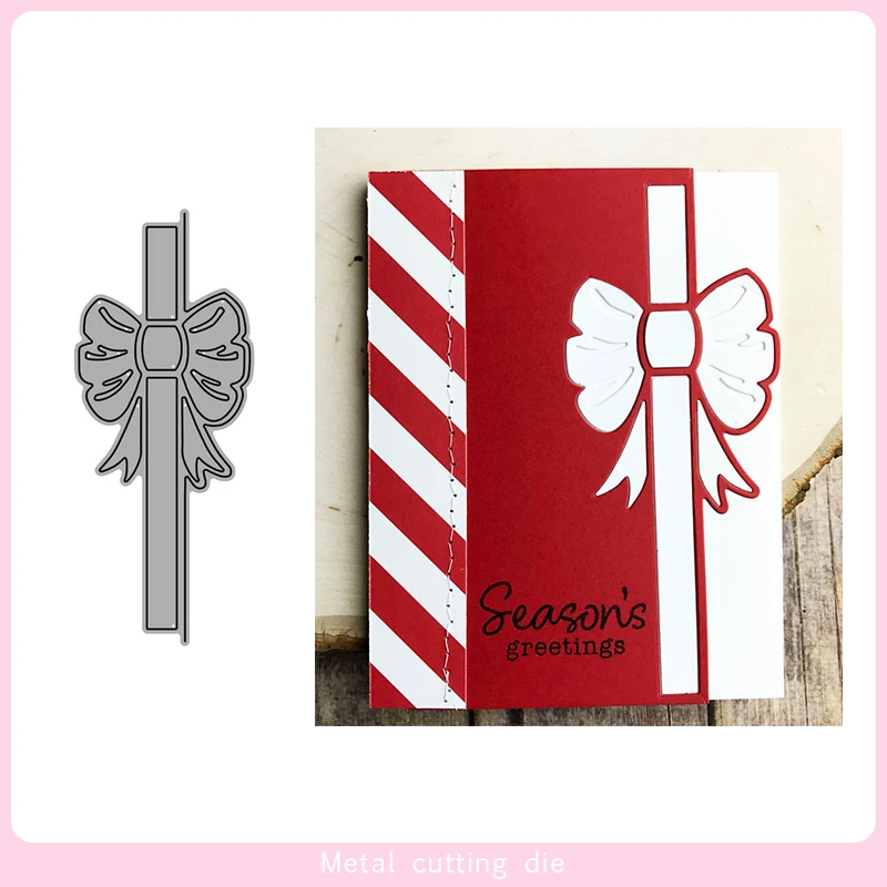 

Metal Cutting Dies Bow Border Die Scrapbooking Embossing Paper Craft Album Cards Punch Art cutter die 2019