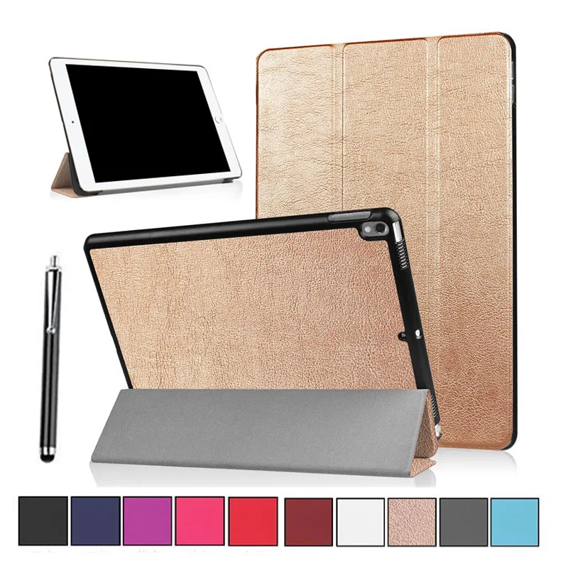 

XSKEMP Luxury Magnetic Ultra Slim PU Leather Folding Case Cover For Microsoft Surface Pro 6 12.3 Protective Shell W/Pen Stylus