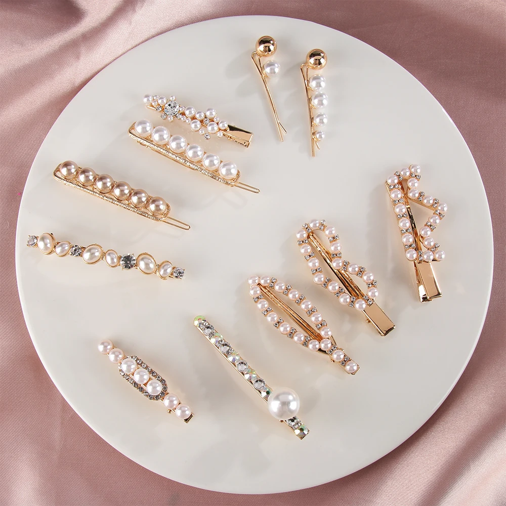 1pc or 1pair Korean Style Fashion Women Hairpins Pearl Hair Clip Ladies