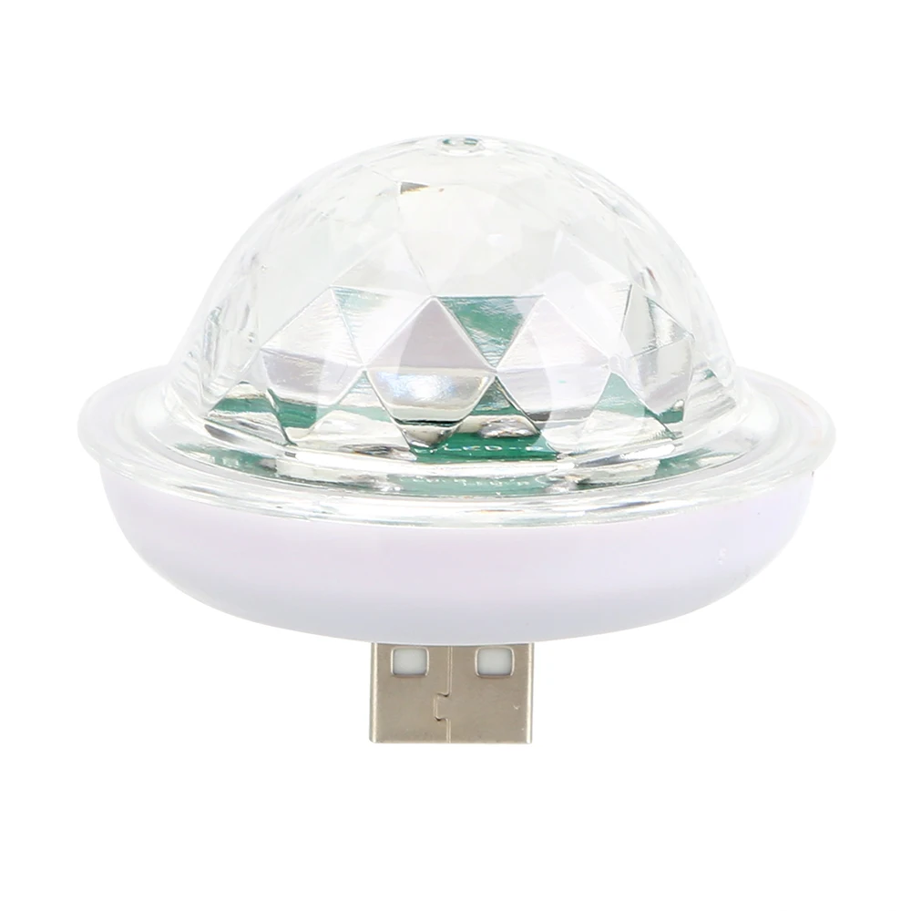 YOSOLO UFO Форма Красочный волшебный шар USB светодиодный светильник для сцены Mini USB светодиодный вечерние светильник s интерьерное декоративное украшение - Название цвета: Белый