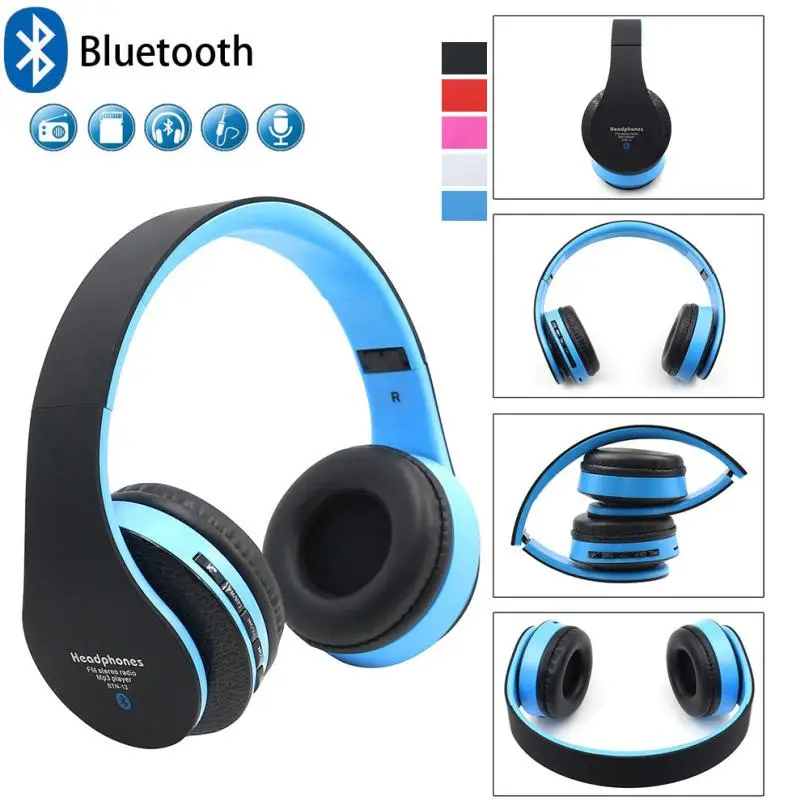 Беспроводной наушники Bluetooth 4,1 Гарнитура Шум отмена за ухо с Microph Auriculares Con Microfono l0818#3