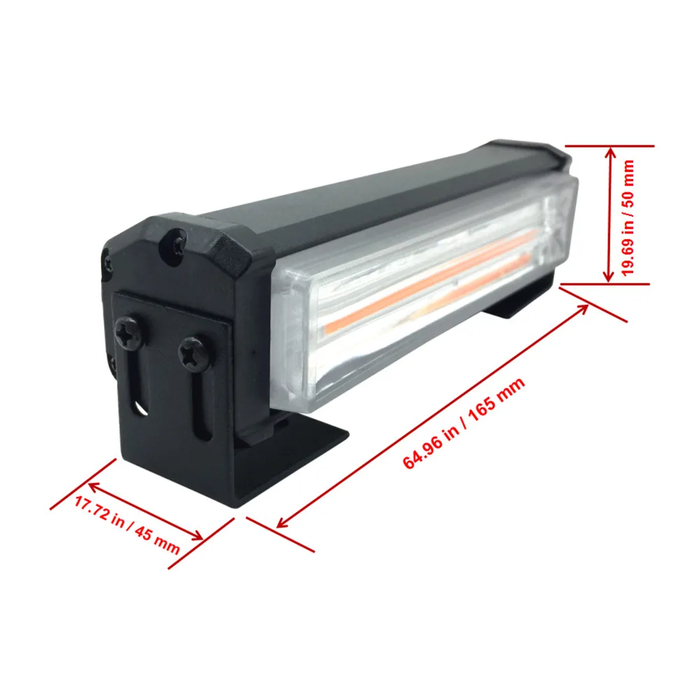 12 В/24 В 40 Вт светодиодный COB Автомобильная решетка стробоскоп Предупреждение ющий светильник головной пожарный полицейский автомобиль передняя решетка палуба аварийная лампа маяк