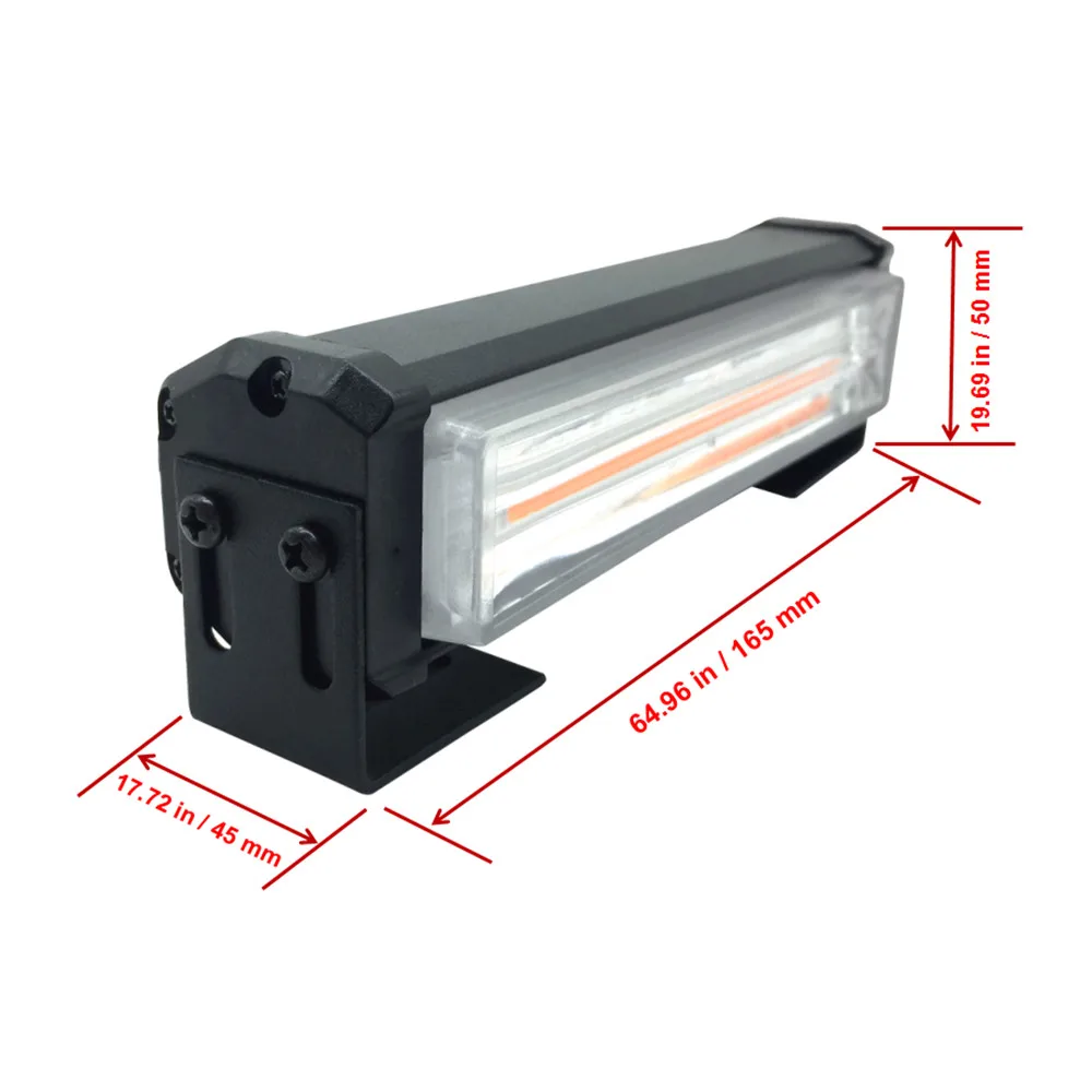 12V/24V 40 Вт светодиодный COB Автомобиля Решетка Strobe Flash Предупреждение светильник