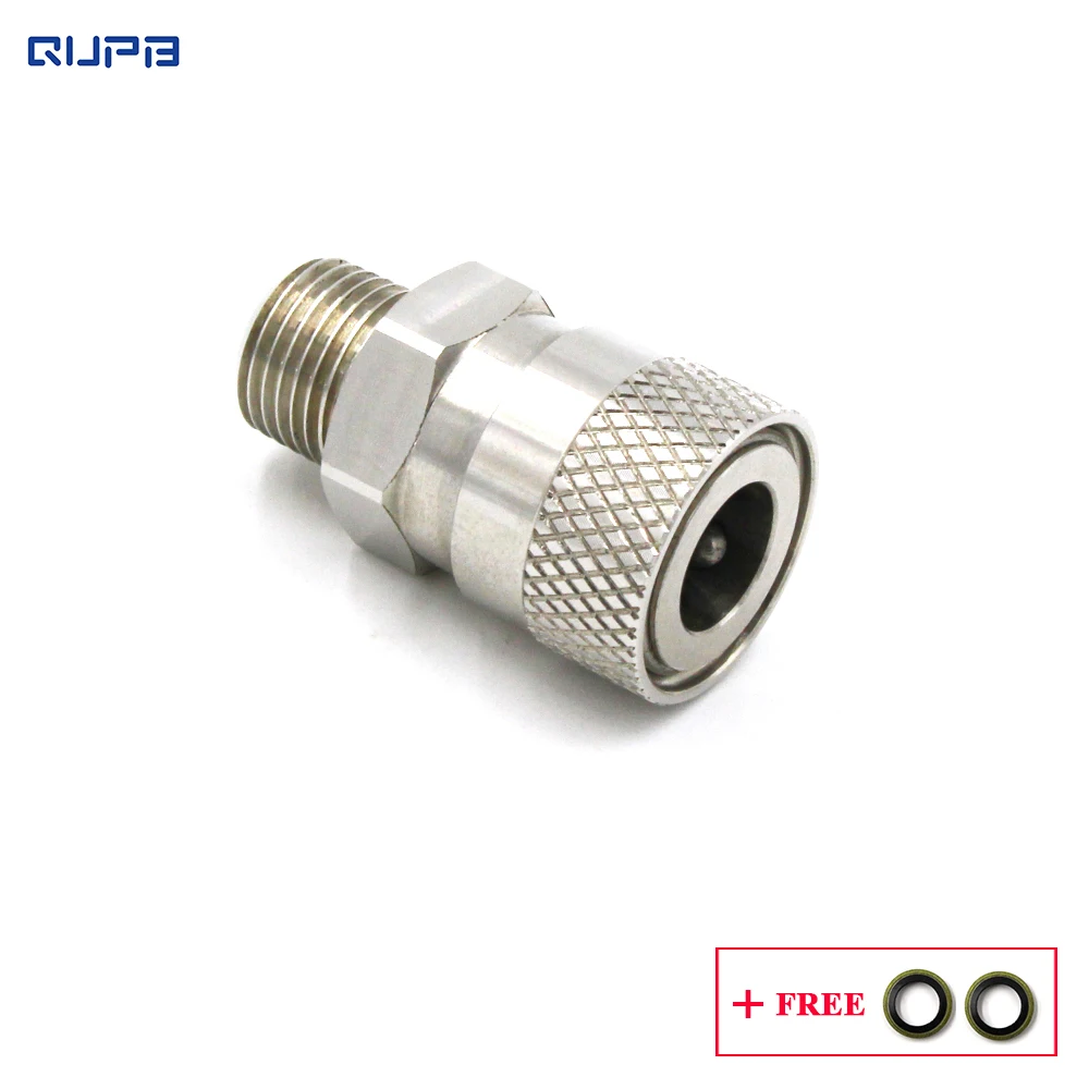 

QUPB Paintball Airsoft 1/8'' NPT Male Quick Connect Stainless Steel PTQ003