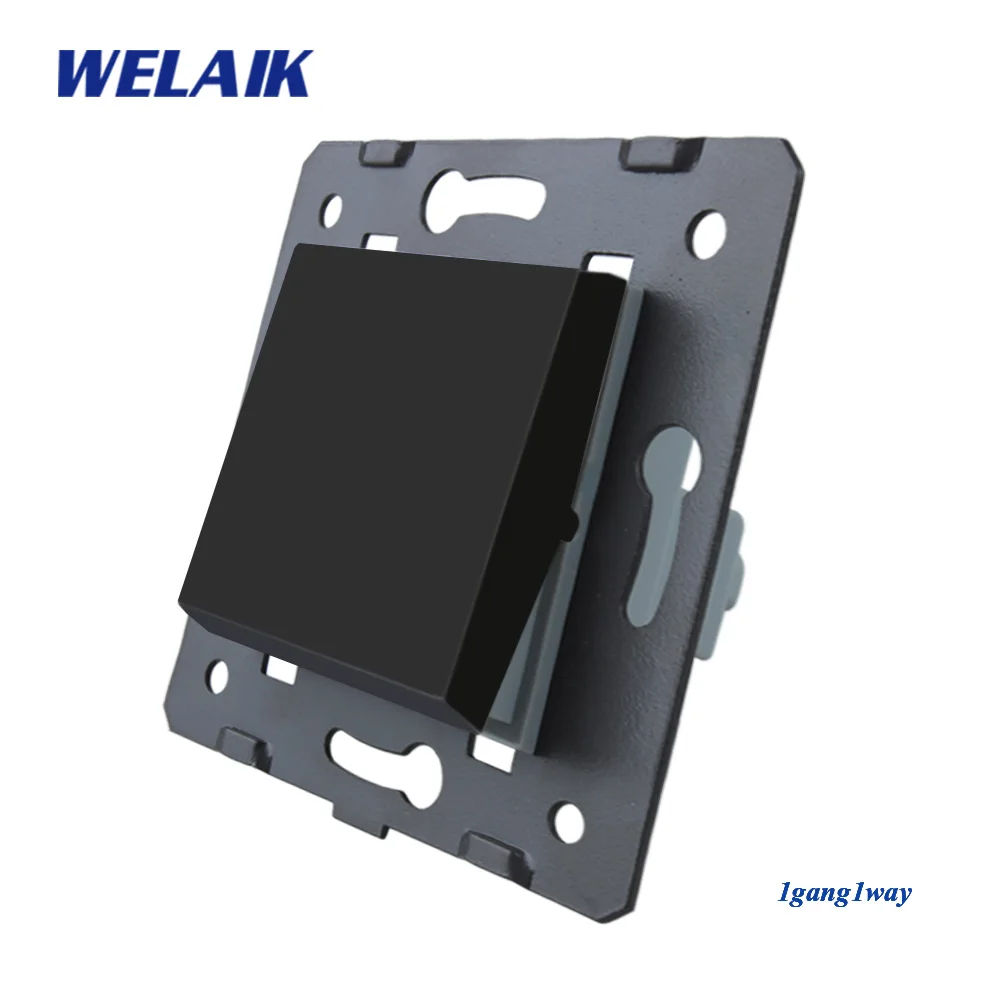 Welaik Кнопка 1Gang1Way переключатель Комплектующие для самостоятельной сборки