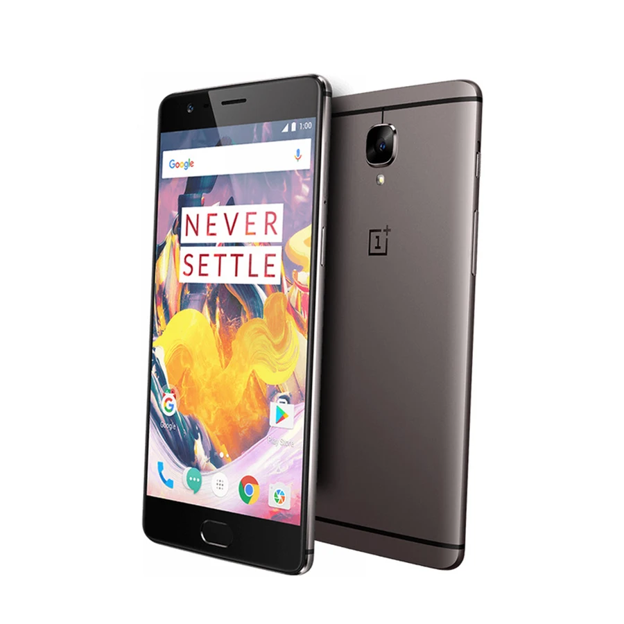 Oneplus 3T A3003 EU версия 5," 6 ГБ Оперативная память 128 Гб Встроенная память Snapdragon 821 Dual SIM карты отпечатков пальцев зарядки смарт-чехол для телефона