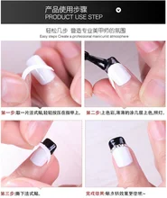 

1pcs DIY French Manicure Nail Art Tips Nail Sticker Decorations Nail Form Fringe Guides nail beauty