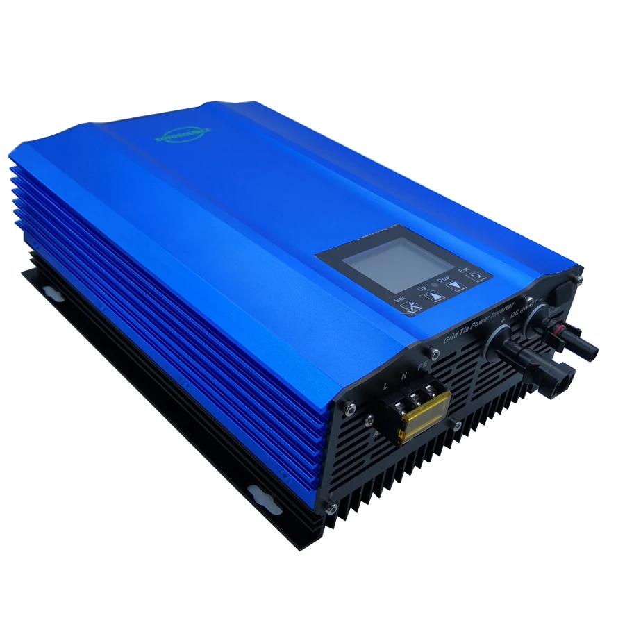 

1200W High efficiency grid tie micro inverter with colorful LCD PV on grid tie inverter adjustable Battery discharge