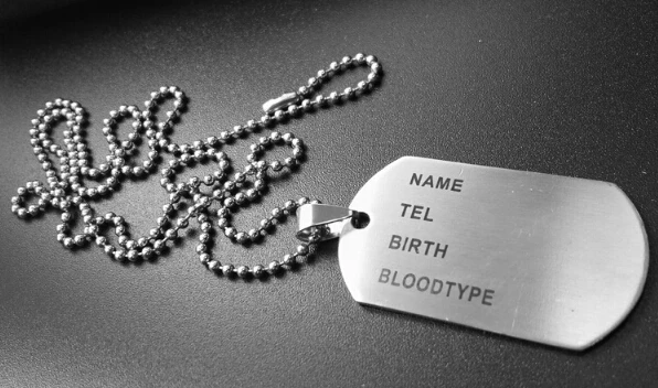 Mens army necklace Outlet