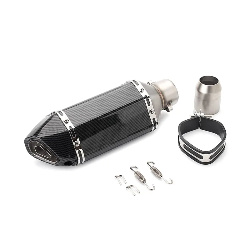 470mm 370mm Universal de Escape de la motocicleta tubo de Escape silenciador con DB asesino pegatina para Ninjia300 Z750 R25 TMAX530 R6 la bici de la suciedad