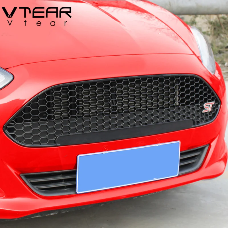 Vtear For Ford Fiesta 3 MK7 Grille cover Racing Grills Air intake gate