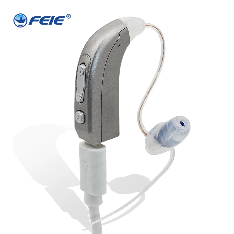 

Cheap USB Aide Auditive Rechargeable MY-33 Sound Enhancement Listening Earphone for deaf Hot sale Drop SHipping