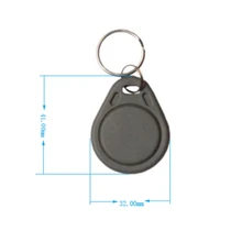 500 шт./лот 125 кГц RFID TK4100 брелоков маркер лазерные ID