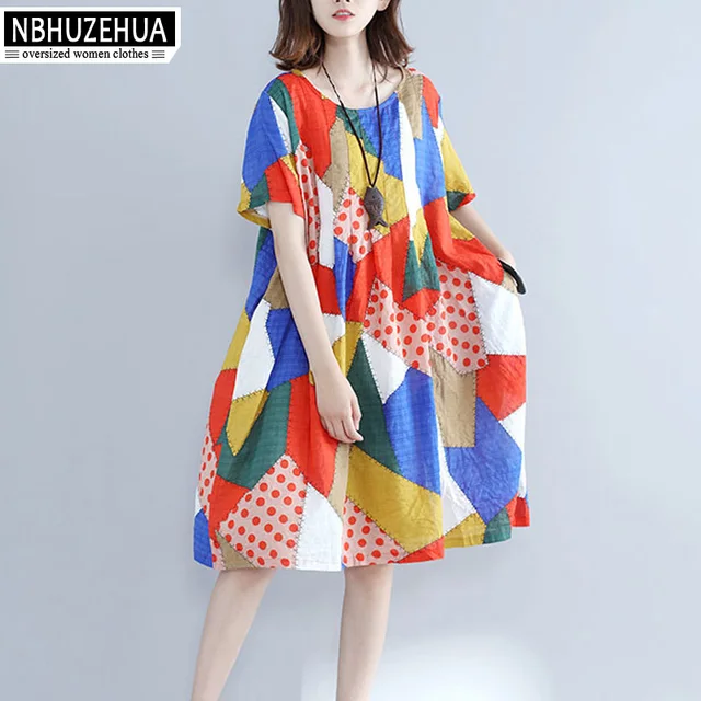 2767 Robe 3xl 4xl 5xl 6xl Femmes Robe Dété Nouvelle Mode Rétro Conception De Plage Belle Pas Cher Robes Plus Grande Taille Qz1564 Dans Robes De