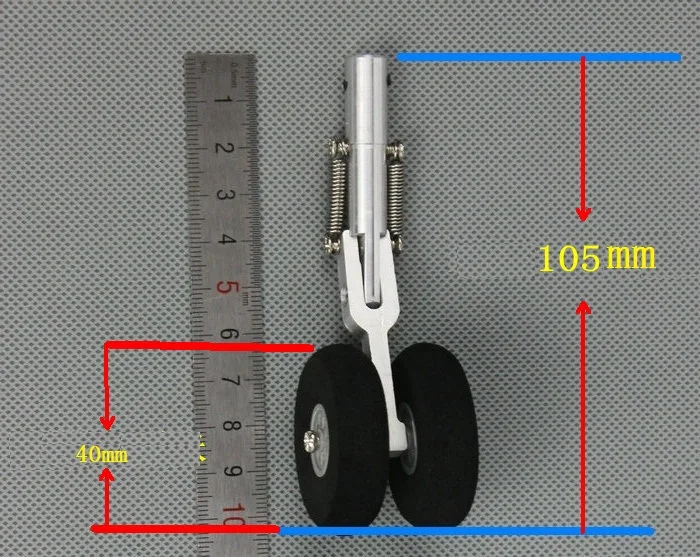 18,6g светильник, двойное колесо, шасси для носа для DIY RC самолетов