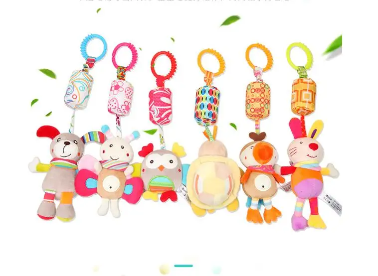 

Baby Cute Infant Baby play Baby Toys Activity Spiral Bed & Stroller Toy Set Hanging Bell Crib Rattle Toys For Baby 3-24 Months