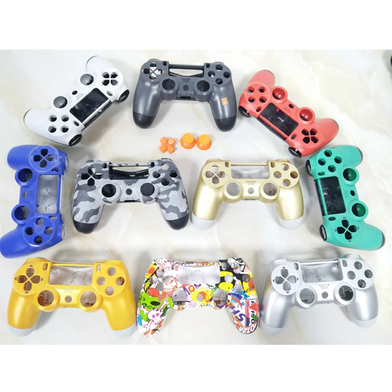

PS4 Controller Shell Case Full Cover Front Back Hard Upper Housing For Sony Playstation 4 Dualshock 4 Gamepad Replacement Parts