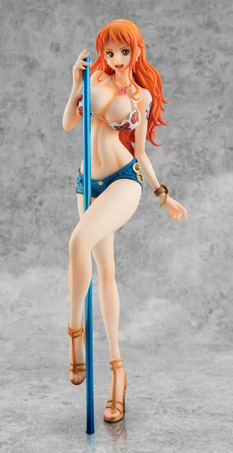 Cheap 23cm One Piece Nami Pole dance Action figure toys doll collection Christmas gift with box Cheap 23cm One Piece Nami Pole dance Action figure toys doll collection Christmas gift with box