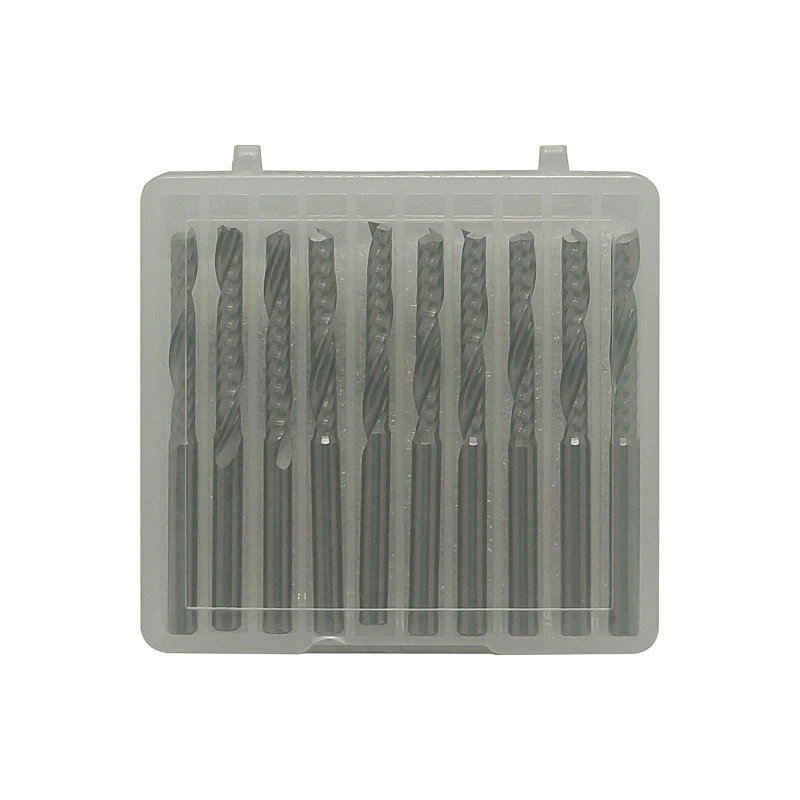 1/8" CNC machine milling drill bits 22 mm long CEL Acrylic Pvc Wood router 1LX3.22 cutter drilling kits
